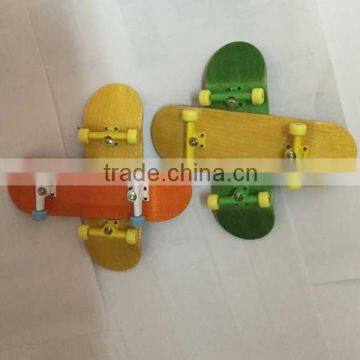 In stock blank skateboard decks wholesale uk assorted colors finger skateboard with nuts and truck and bearing wheels