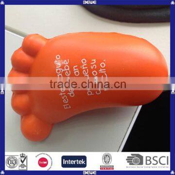 China supplier cute foot pu anti stress ball