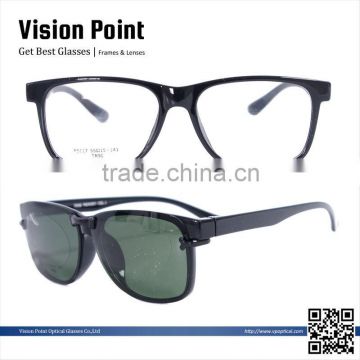 Women & Men Full Rim TR90 Wholesale Made In China Magnetic Polarized Clip On Sunglasses Frame Eyewear