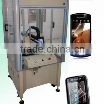 Newest novel design touch panel sticking film machine