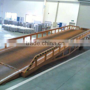 10T Hydraulic forklift ramp, truck loading ramps for trailers