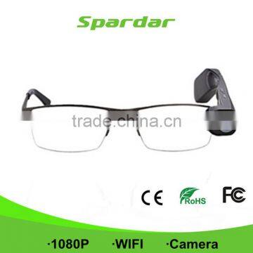 2016 NEW Portable Mini Wireless WIFI Prescription Smart Glasses Camera photo-6
