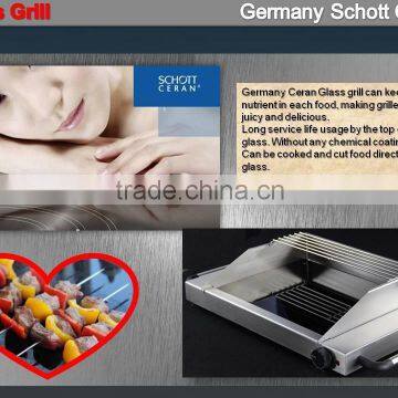 Electric Glass Grill GS CE CB ROHS LFGB