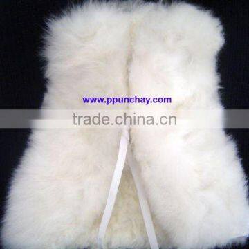 Soft and Warm Fur Baby Alpaca Vest Peru Unisex for Kids