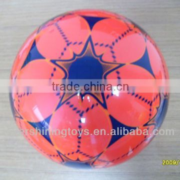 pvc inflatable football/dual color printed ball/outdoor footballs