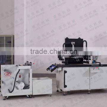 Automatic screen printing machine for keyboard membrane switch panel