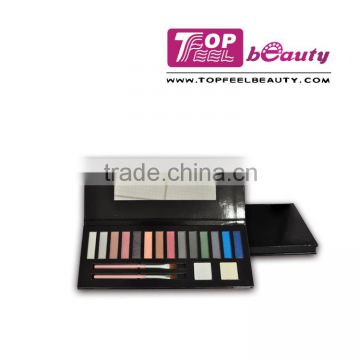 14 color eye shadow palette make up paper palette private label cosmetics