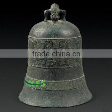 Bronze bell carving for buddhism