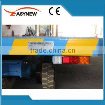 Double Traction Transport Flatbed Trailer