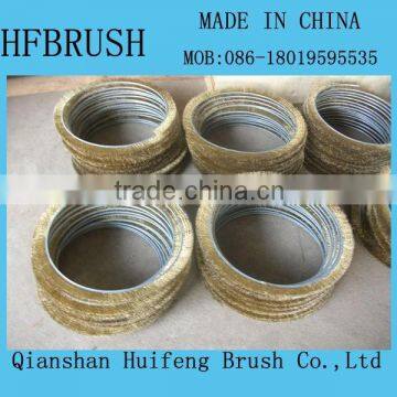 Circle brass wire brush for polishing