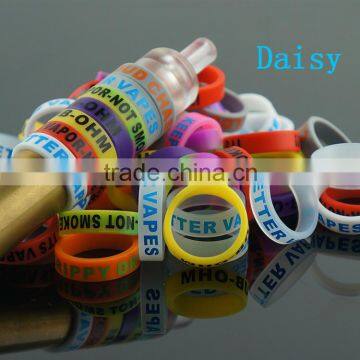 USA Hot Sale Decorative and Protection Glow in the Dark Silicone Vape Band Customized Logo Service Vape Band Design Your Logo photo-4