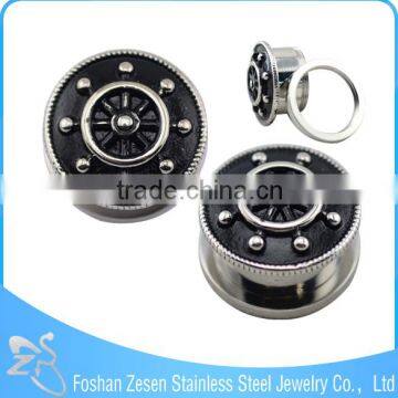 Professional Factory Stainless Steel Casting Eagle Ear Plugs Extender Ear Lobe Piercing Jewelry photo-5