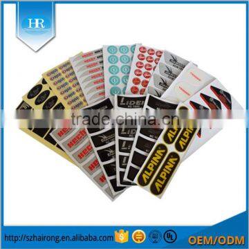 Adhesive Clear 3D Crystal Plastic Stickers