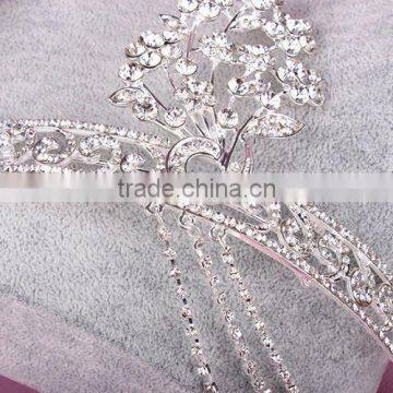 BlingBling Cheap Wholesale Bridal Crown Crystal Rhinestone Pave Wedding Jewelry for Fashion Bridal Tiara Jewelry photo-2