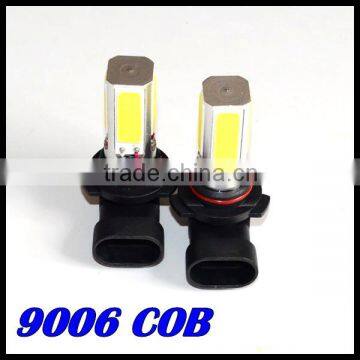 Free Shipping 2 X COB LED Lamp 9006 9005 COB DRL Day Driving Head Light Fog Bulb White Car Super Bright cob 20w led