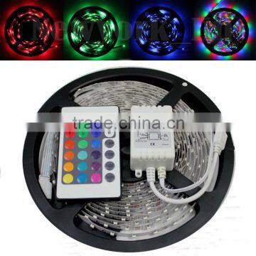 3528 5m 500cm RGB 300 LED SMD Flexible Light Strip Lamp+24 Key IR Controller