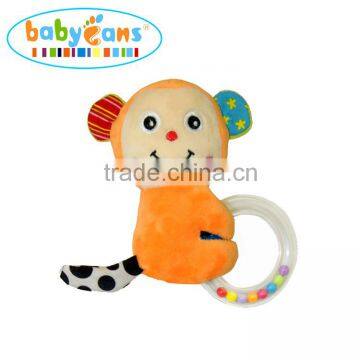 Babyfans Cute Design Baby Rattle Toy Soft Plush Animal Baby Toys Baby Rattle Toys photo-5