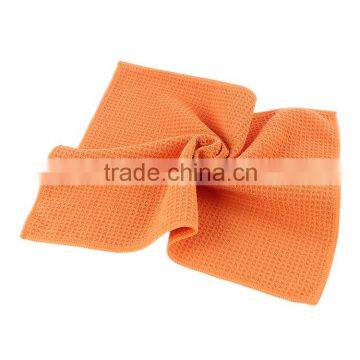 china factory orange waffle kitchen towel