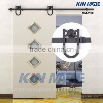 Sliding barn wood door closet door hardware sliding track