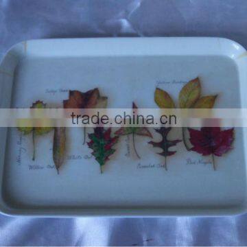 8.2 inch rectangular melamine tray