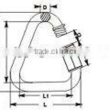 Cheap Price High Quality Delta Shaped Quick Link Stainless Steel Aisi 316 304 OEM Service China Supplier Hardware photo-2
