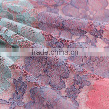 Alibaba most popular wholesale french lace fabric 2016 for wedding embroidered french tulle lace fabric