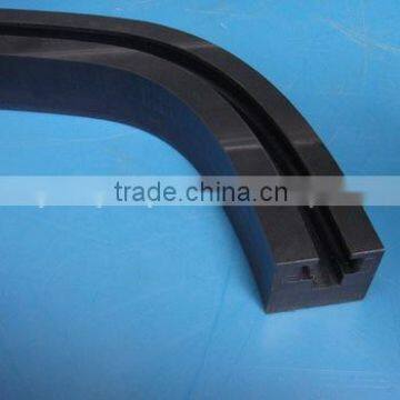 High Wear-resisting Plastic PE-HD1000 Bend Guide HDPE1000 Guide Rail photo-4