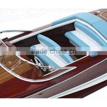 RIVA SUPER ARISTON HANDCRAFTED WOODEN MODEL BOAT VIET NAM
