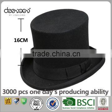 Chaplin Wool Felt Top Hat Wholesale China Men Hats Charm Top Hat                        
                                                Quality Choice