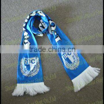 Wholesale football sports customized team fan scarf