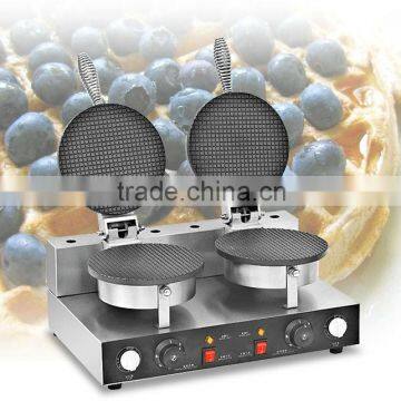 Double Plate Comercial Cone Waffle Maker /Cone Baker/ Snack Machine ZU-2                        
                                                Quality Choice