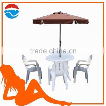 180CM*6K brown color big patio umbrella