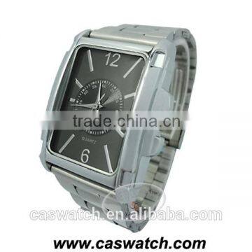 Classic Square Stainless steel chain wrist watch