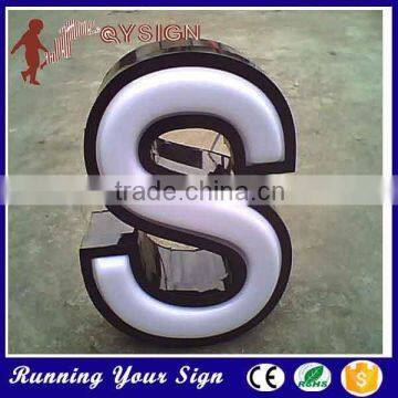 Factory price shop front Blister stand up stainless steel letters