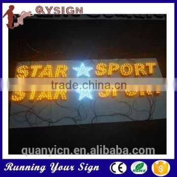 Eye catching high quality led punching sign letter