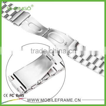 Newest Design Stainless Steel Metal Strap Watch Band for Apple Watch With Band Adapter