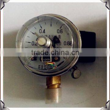 Small electric contact pressure gauge