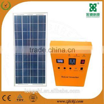 300W off grid home solar system with built-in charge controller