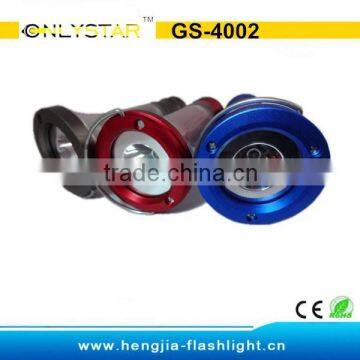 GS-4002 Aluminium + ABS Outdoor Led Light Stretch Zooming Camping Flashlight Torch