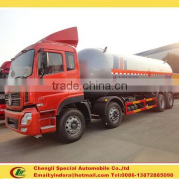 New coming dongfeng 8x4 35000 litres lpg bobtail truck