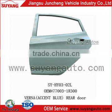 Auto Assy Accessory Rear Door (LH) for HYUNDAI VERNA(ACCENT BLUE)aftermarket car parts