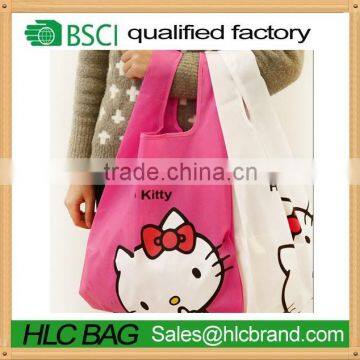 HL-PB001 eco bag hello kitty foldable shopping bag
