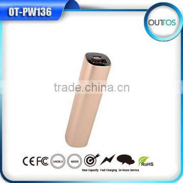 IOS9001 Certificated Factory 2600mah Portable Charger Mobile Travel Charger