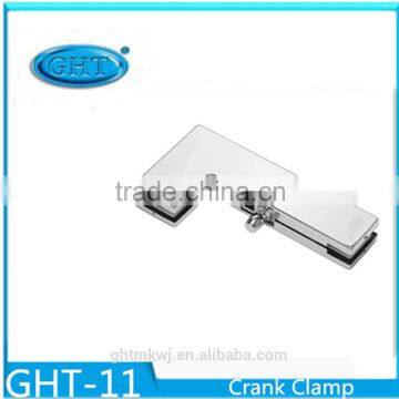 South America Standard Glass Door Hinge Clamp With Mirror Finish