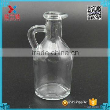 wholesale round unique clear airtight decorative glass wine bottle 100ml