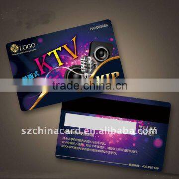 Magnetic VIP membership card with signature panel