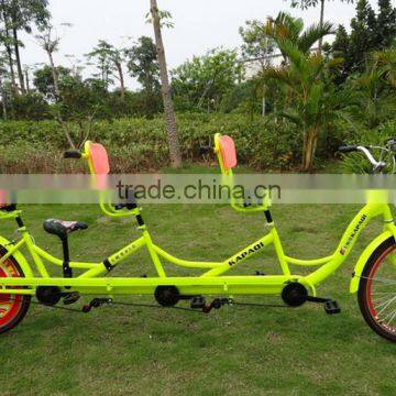 24 Inch Tandem Bike / Single Speed Bicycle / Three Seat Bicycle