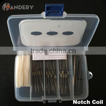 3mm / 3.5 mm / 4.5mm diameter 316ss notch coil 3 in 1 box