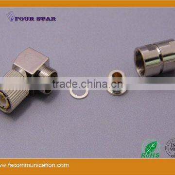 1.6/5.6 Male Clamp Right Angle Connector For BT3002 Cable A