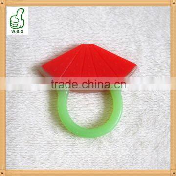 Bpa free food grade silicone baby teether teething toys